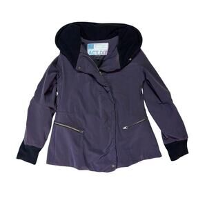 Marithé + François Girbaud | USA 27 | Women's Envy Parka | Dark Purple Coat